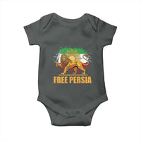 Free Persian Baby Onesie Iran Flag Lion And Sun Persian Pride Iranian Protests