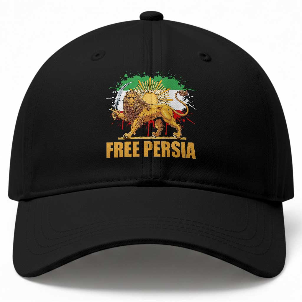Free Persian Baseball Cap Iran Flag Lion And Sun Persian Pride Iranian Protests