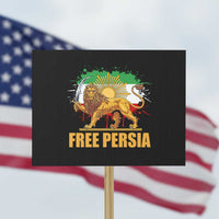 Free Persian Protest Sign Iran Flag Lion And Sun Persian Pride Iranian Protests