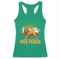 Free Persian Racerback Tank Top Iran Flag Lion And Sun Persian Pride Iranian Protests