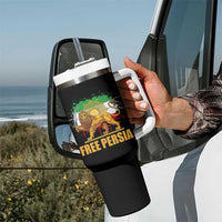 Free Persian Tumbler With Handle Iran Flag Lion And Sun Persian Pride Iranian Protests