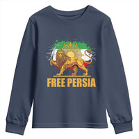 Free Persian Youth Sweatshirt Iran Flag Lion And Sun Persian Pride Iranian Protests