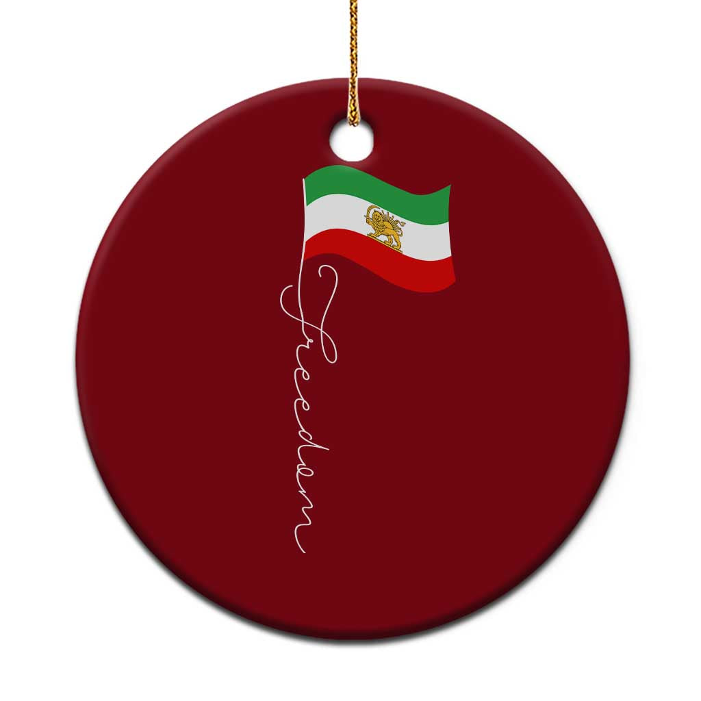 Persian Freedom Ceramic Ornament Free Iran Proud Persian Iranian