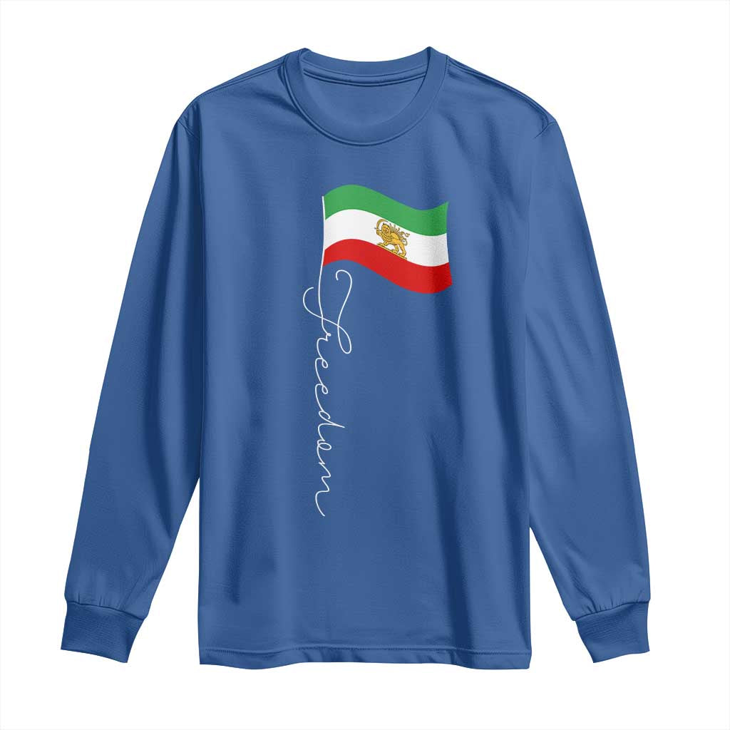 Persian Freedom Long Sleeve Shirt Free Iran Proud Persian Iranian