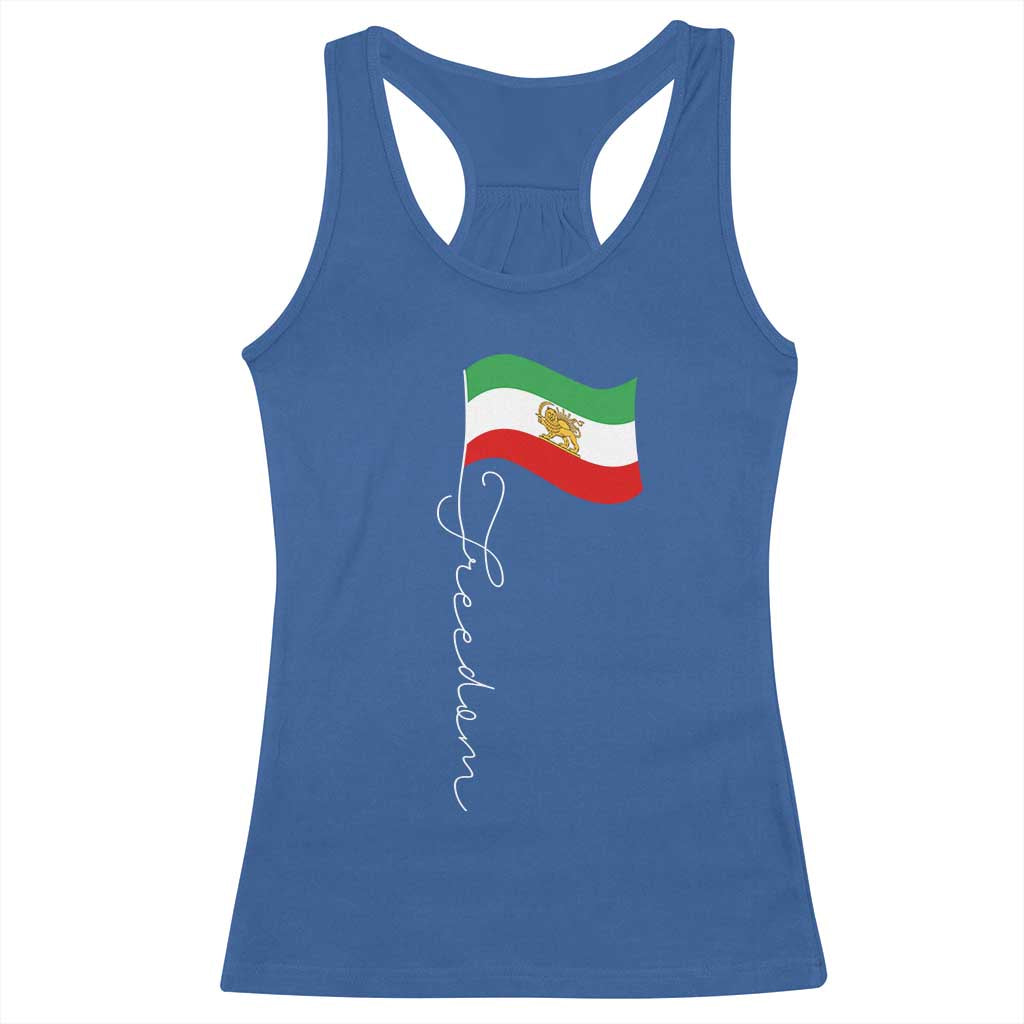 Persian Freedom Racerback Tank Top Free Iran Proud Persian Iranian