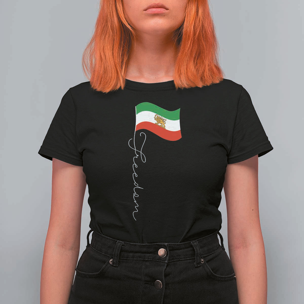Persian Freedom T Shirt For Women Free Iran Proud Persian Iranian