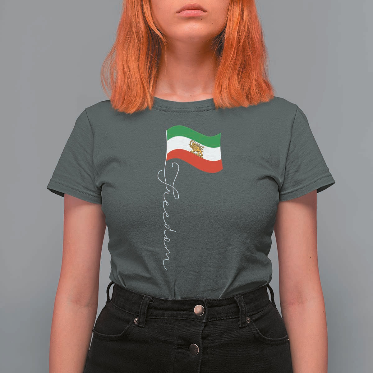 Persian Freedom T Shirt For Women Free Iran Proud Persian Iranian