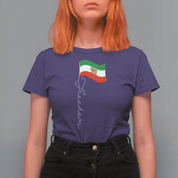 Persian Freedom T Shirt For Women Free Iran Proud Persian Iranian