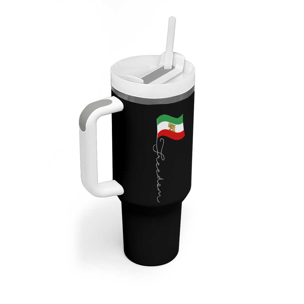 Persian Freedom Tumbler With Handle Free Iran Proud Persian Iranian