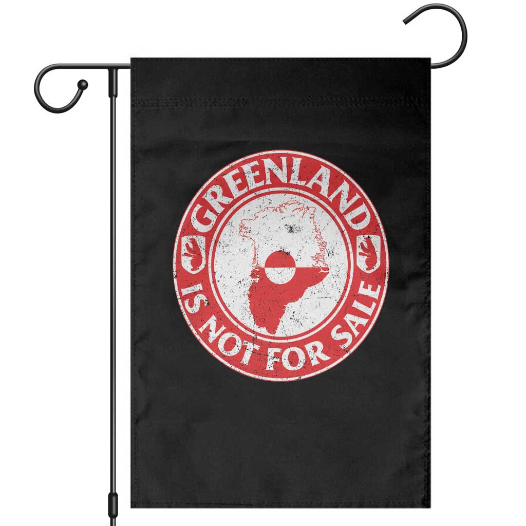 Greenland Is Not For Sale Garden Flag Political Statement Arms of Greenland