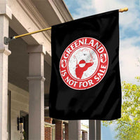 Greenland Is Not For Sale Garden Flag Political Statement Arms of Greenland