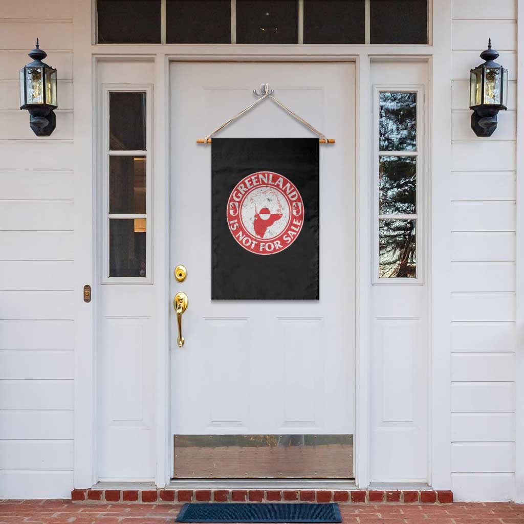 Greenland Is Not For Sale Garden Flag Political Statement Arms of Greenland