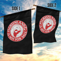 Greenland Is Not For Sale Garden Flag Political Statement Arms of Greenland