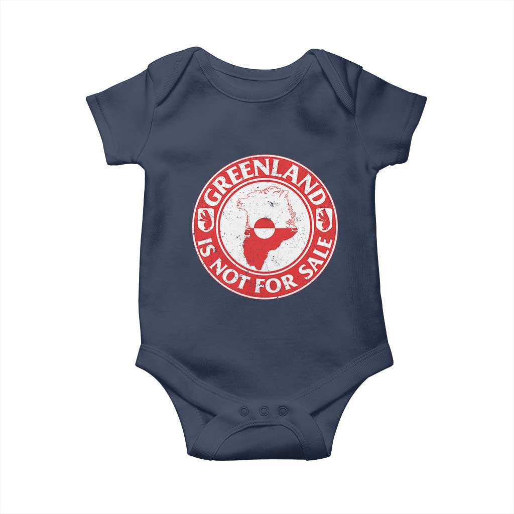 Greenland Is Not For Sale Baby Onesie Political Statement Arms of Greenland