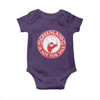 Greenland Is Not For Sale Baby Onesie Political Statement Arms of Greenland