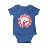 Greenland Is Not For Sale Baby Onesie Political Statement Arms of Greenland