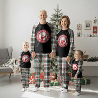 Greenland Is Not For Sale Plaid Pajama Set Political Statement Arms of Greenland