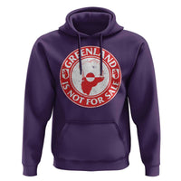 Greenland Is Not For Sale Hoodie Political Statement Arms of Greenland