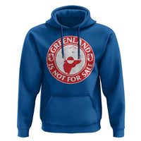Greenland Is Not For Sale Hoodie Political Statement Arms of Greenland