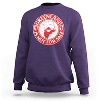 Greenland Is Not For Sale Sweatshirt Political Statement Arms of Greenland