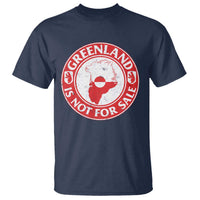 Greenland Is Not For Sale T Shirt Political Statement Arms of Greenland
