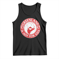 Greenland Is Not For Sale Tank Top Political Statement Arms of Greenland