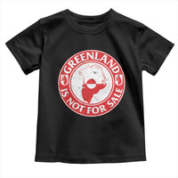 Greenland Is Not For Sale Toddler T Shirt Political Statement Arms of Greenland