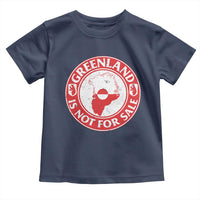 Greenland Is Not For Sale Toddler T Shirt Political Statement Arms of Greenland