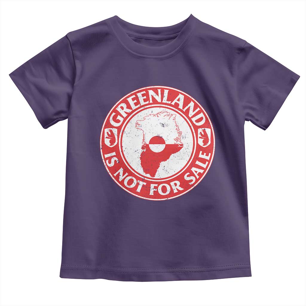 Greenland Is Not For Sale Toddler T Shirt Political Statement Arms of Greenland
