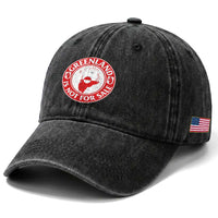 Greenland Is Not For Sale Washed Cotton Baseball Cap Political Statement Arms of Greenland