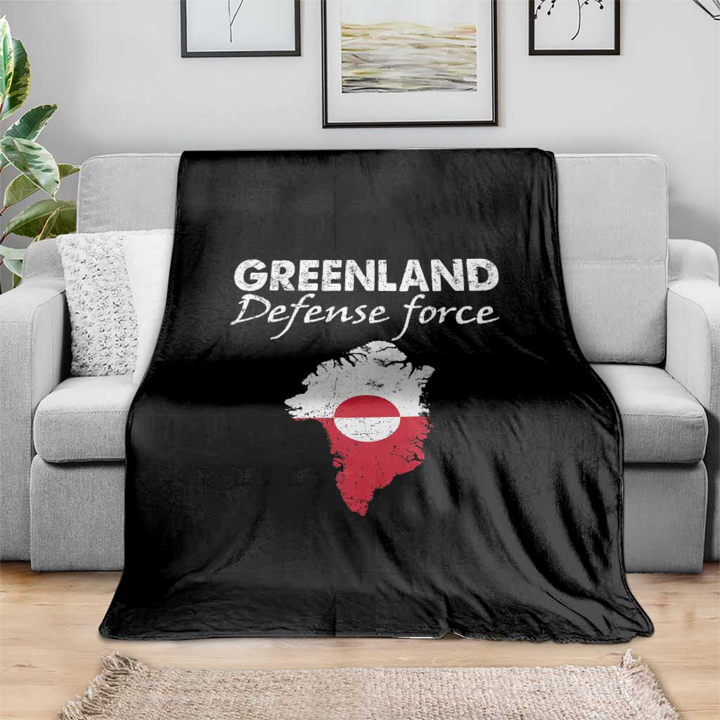 Greenland Defense Force Throw Blanket Political Statement Greenland Policy