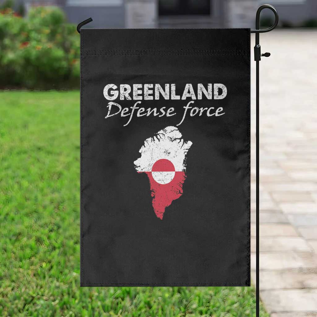 Greenland Defense Force Garden Flag Political Statement Greenland Policy