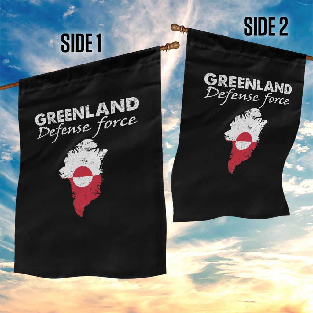Greenland Defense Force Garden Flag Political Statement Greenland Policy