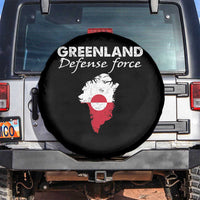 Greenland Defense Force Spare Tire Cover Political Statement Greenland Policy