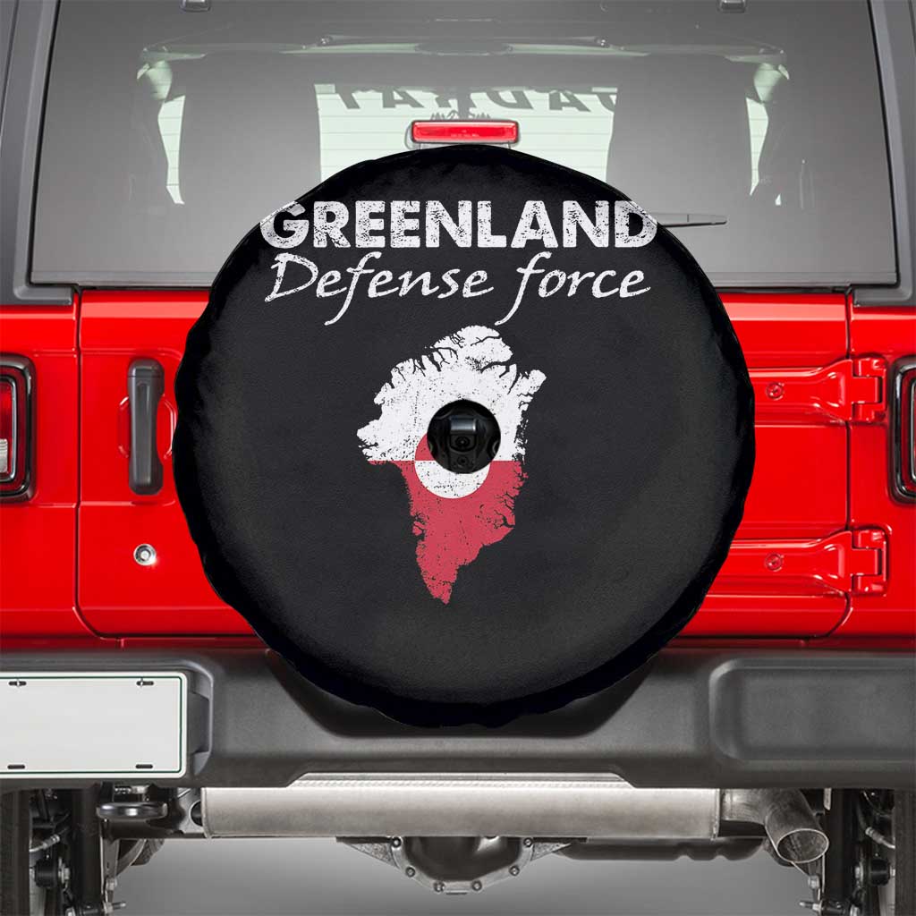 Greenland Defense Force Spare Tire Cover Political Statement Greenland Policy