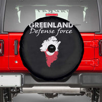 Greenland Defense Force Spare Tire Cover Political Statement Greenland Policy