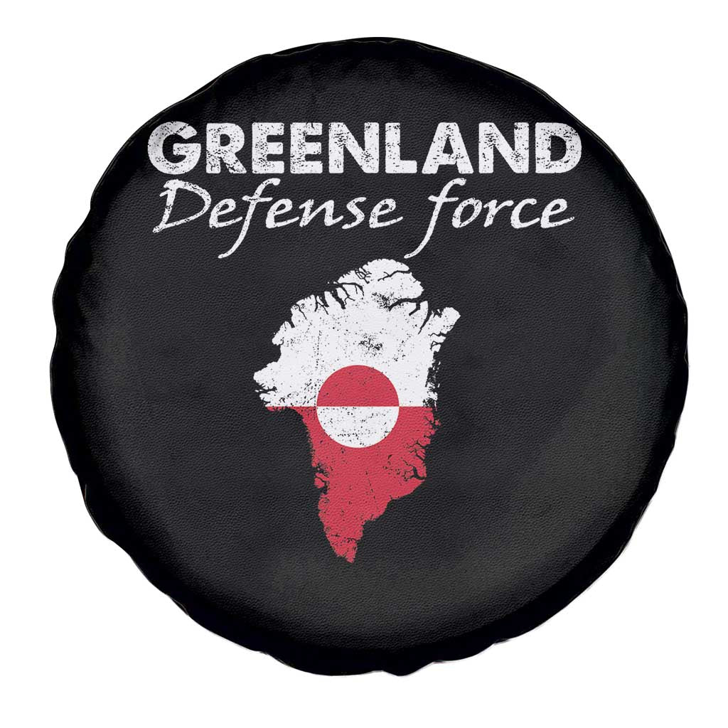 Greenland Defense Force Spare Tire Cover Political Statement Greenland Policy