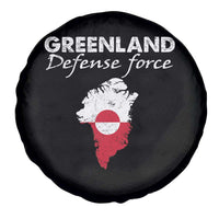 Greenland Defense Force Spare Tire Cover Political Statement Greenland Policy