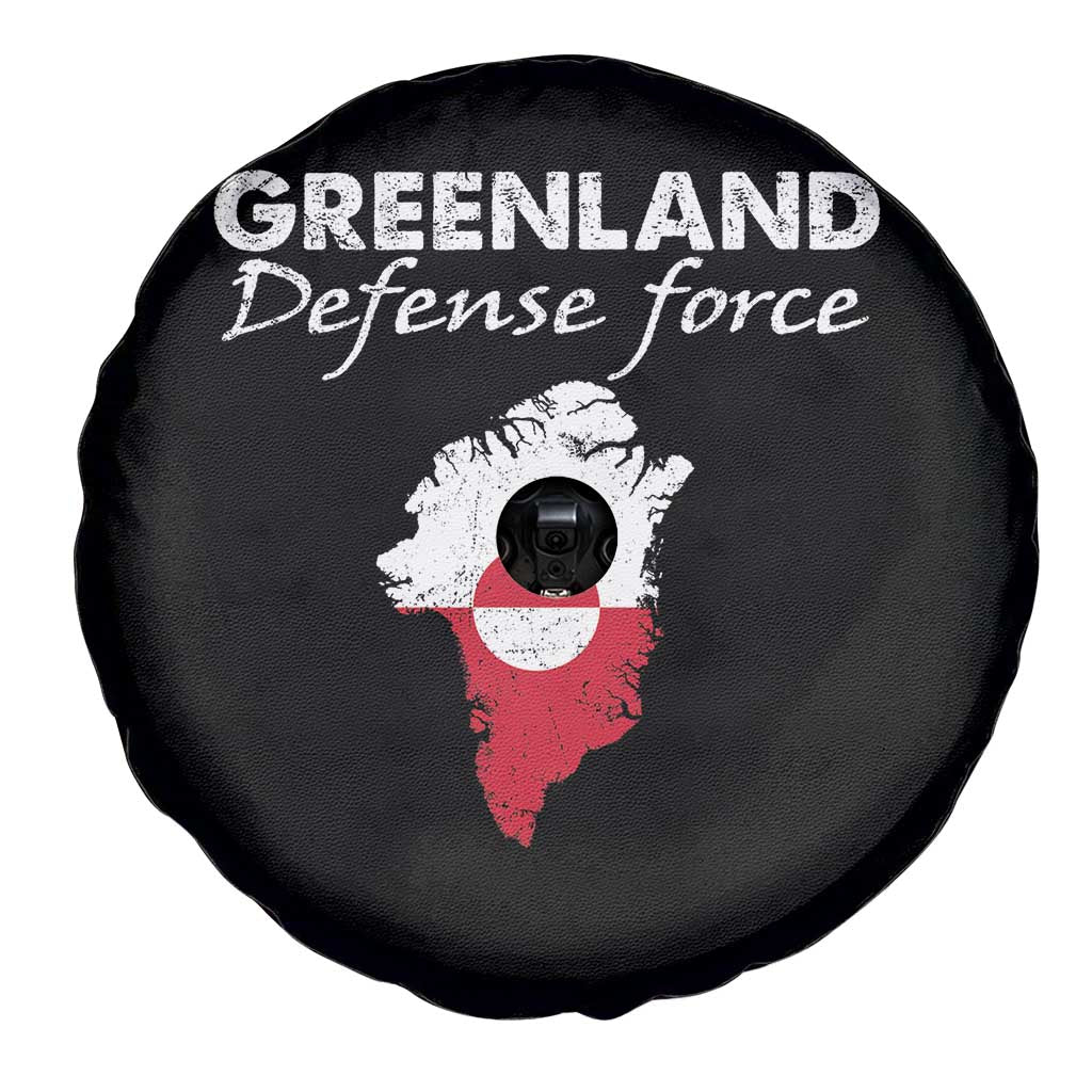 Greenland Defense Force Spare Tire Cover Political Statement Greenland Policy