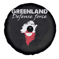 Greenland Defense Force Spare Tire Cover Political Statement Greenland Policy
