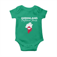 Greenland Defense Force Baby Onesie Political Statement Greenland Policy