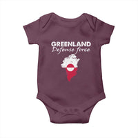 Greenland Defense Force Baby Onesie Political Statement Greenland Policy