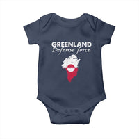 Greenland Defense Force Baby Onesie Political Statement Greenland Policy