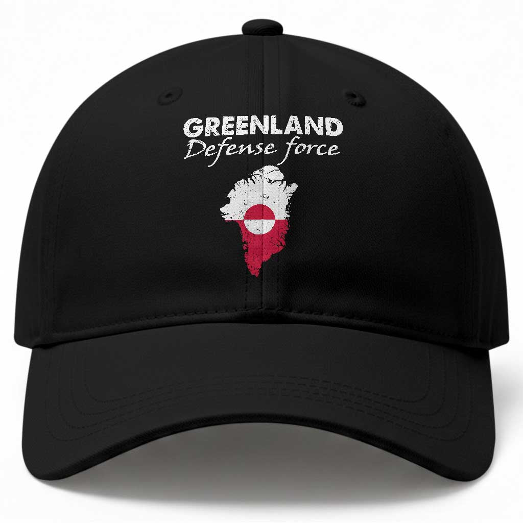 Greenland Defense Force Baseball Cap Political Statement Greenland Policy