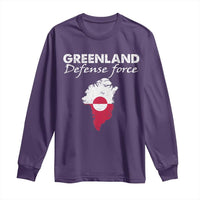 Greenland Defense Force Long Sleeve Shirt Political Statement Greenland Policy