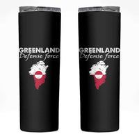 Greenland Defense Force Skinny Tumbler Political Statement Greenland Policy