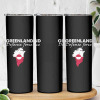 Greenland Defense Force Skinny Tumbler Political Statement Greenland Policy