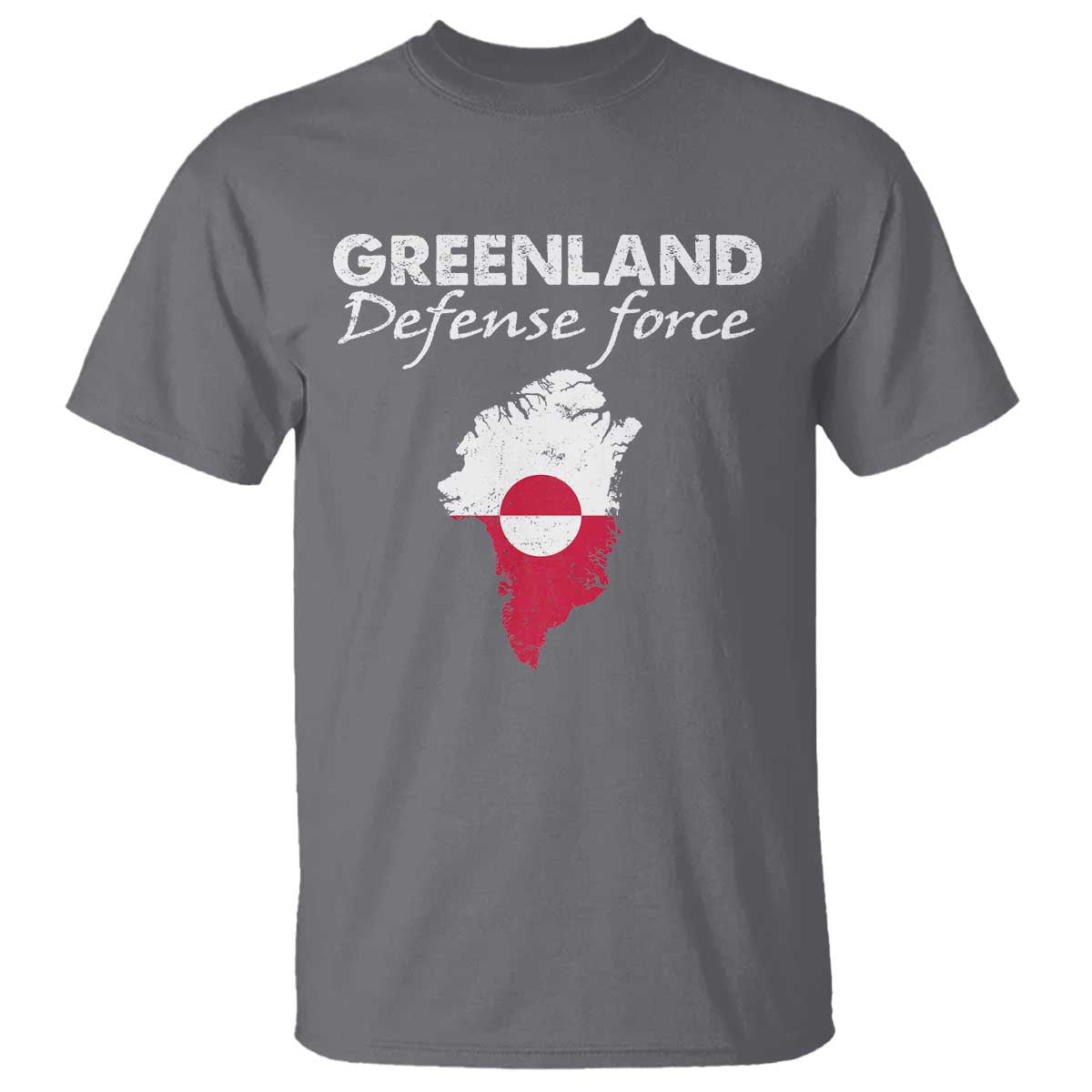 Greenland Defense Force T Shirt Political Statement Greenland Policy