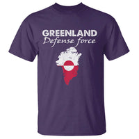 Greenland Defense Force T Shirt Political Statement Greenland Policy
