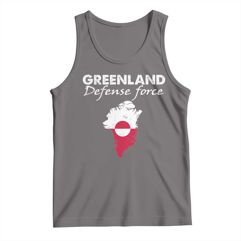 Greenland Defense Force Tank Top Political Statement Greenland Policy